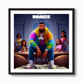 Disney Pixai Presents “Drake” Art Print