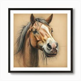 Horse Portrait 5 Art Print