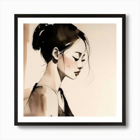 Portrait Of A Woman 2 Art Print