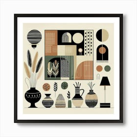 Vases And Objects Poster