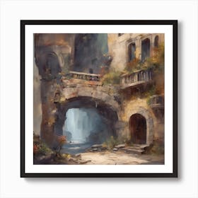 Fantasy Castle 13 Art Print