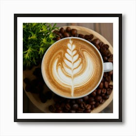 Coffee Latte Art 52 Art Print