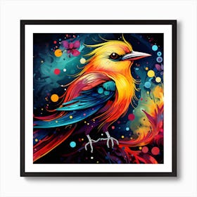 Colorful Bird 2 Art Print