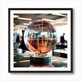 Glass Globe Art Print