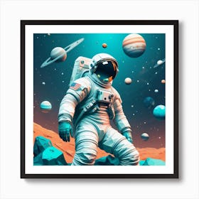 Hello Major Tom Art Print