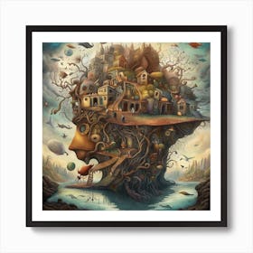 City In The Sky Art Print