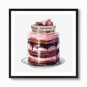 Jar Of Chocolates 3 Art Print