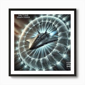 A High Tech, Sci Fi Scene Showing The Nautilus Ste 2 Art Print