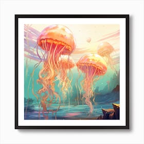 Jellyfish 3 Art Print