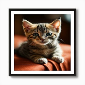 Cute Kitten Art Print