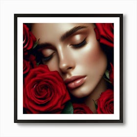 Beauty Stock Videos & Royalty-Free Footage Art Print