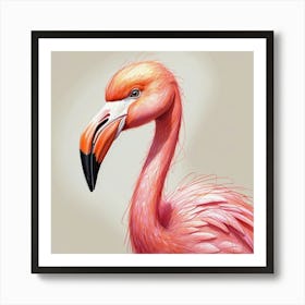 Flamingo 74 Art Print