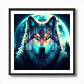 Wild Animal Illustration 310 Art Print