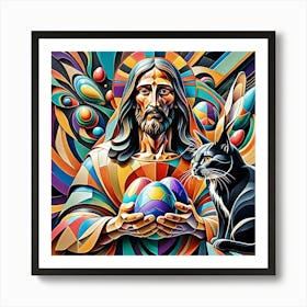 Jesus Easter Painting Art Print