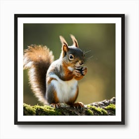 Red Squirrel 27 Art Print