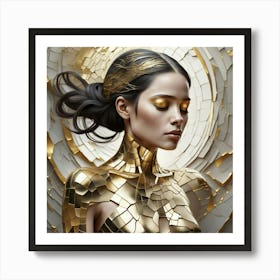 Golden Girl Art Print