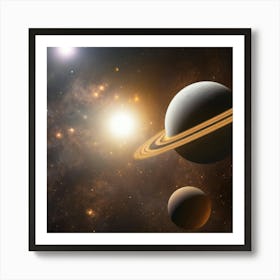 Saturn 7 Art Print