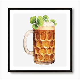 St Patrick'S Day Beer 4 Art Print