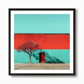 Red Door 6 Art Print