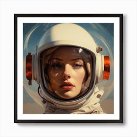 Space Girl Art Print