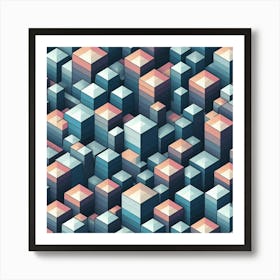 Abstract Cityscape 4 Art Print