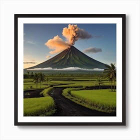 Philippines Volcano 1 Art Print