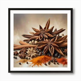 Spices And Herbs 1 Art Print