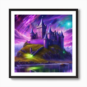 Cosmic Castle Art Print