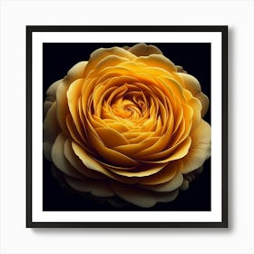 Yellow Rose Art Print