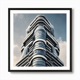 Futuristic Skyscraper 1 Art Print