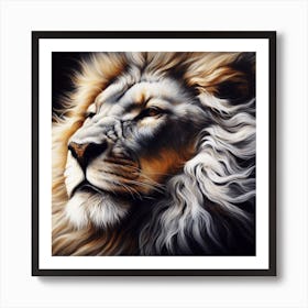 Lion Painting 1 Art Print