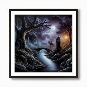 Spooky Forest Art Print