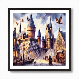 Hogwarts school of Witchcraft 1 Art Print