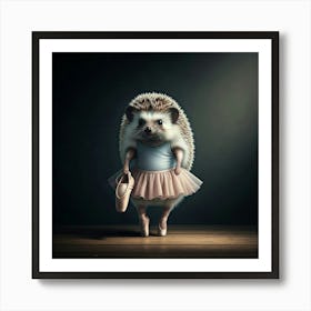 Ballerina Hedge Poster