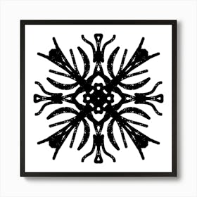 Snowflake 17 Art Print