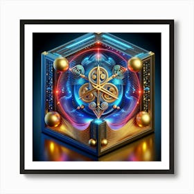 Quantum Cube 2 Art Print