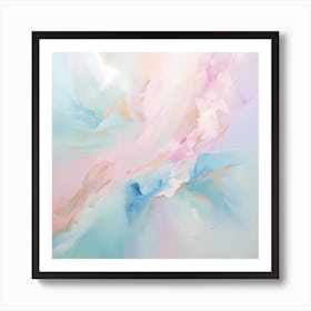 AI Pastel Dreamscape Art Print