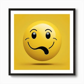 Smiley Face 4 Art Print