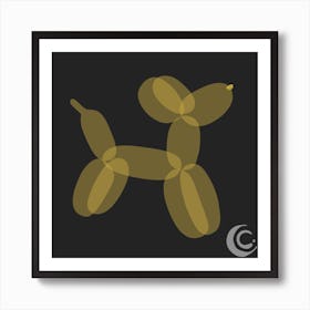 Gold (Glass) Art Print