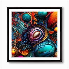 Earth Design Art Print