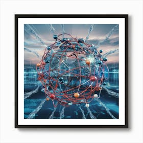 Digital World Art Print