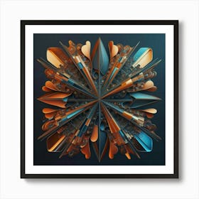 Abstract Fractal Art Art Print