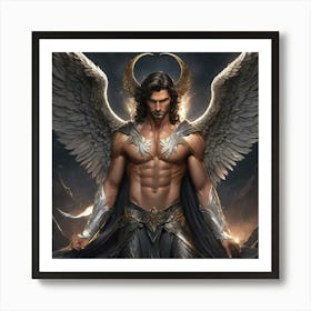 Angel With Wings Art Print