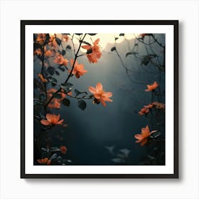 Flower Stock Videos & Royalty-Free Footage 4 Art Print