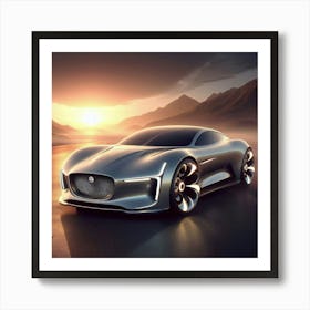 Jaguar I-Type Concept 2 Art Print