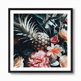 Tropical Flowers Art Print