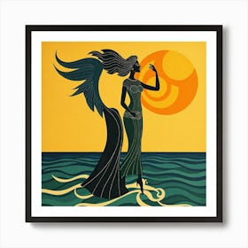 Mermaid 4 Art Print