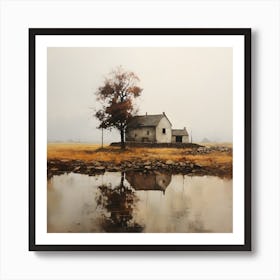 Stone Farm Neutral 16 Art Print