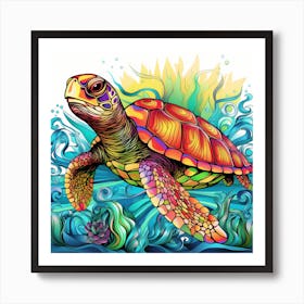 Sea Turtle 9 Art Print