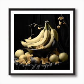 Bananas In A Bowl 1 Art Print